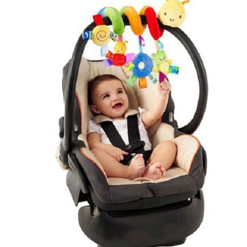 2021 Baby Toys Cute Activity Musical Spiral Crib Stroller Car Seat Travel Hanging Animals Toys Baby Boys Girls Rattles Bed Bell