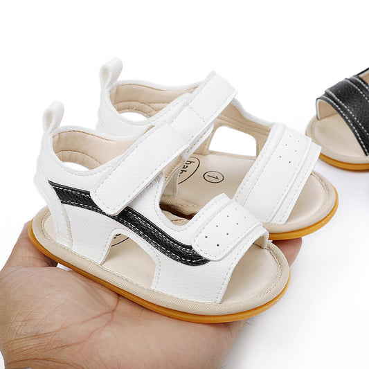 0-3-6-9-12 Months Summer Boy Baby Sandals Indoor Rubber Sole Baby Shoes