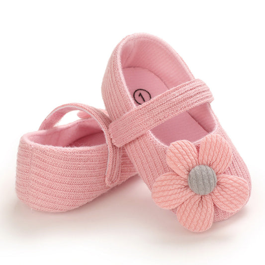 Spring And Autumn Style 0-1 Year Old Baby Toddler Shoes Soft Bottom Breathable Baby Shoes All-Match Princess Shoes